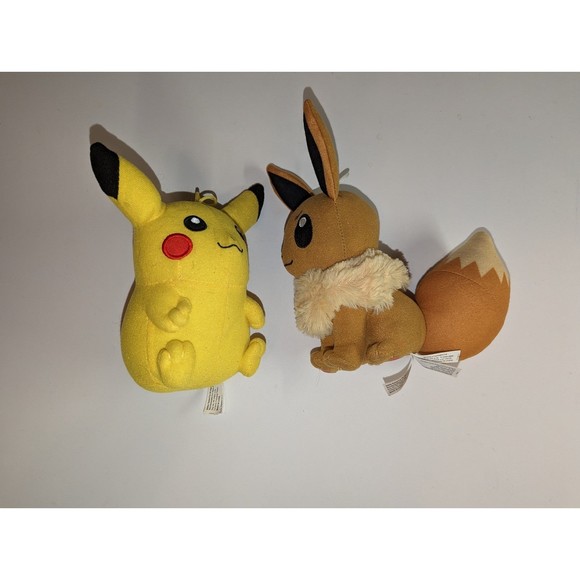 Pikachu and Eevee Plush Toy - Picture 3 of 4